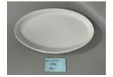 High-White Oval Porcelain Serving Platter