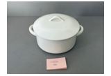 High-White Porcelain Serving Bowl