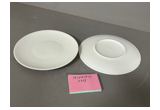 Glazed Round Reinforced Porcelain Dinner Plate