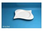 Blue Oval Reinforced Porcelain Serving Platter