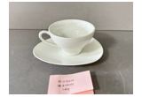 Glazed Reinforced Porcelain Cup & Saucer Set