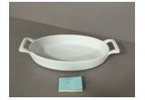 High-White Porcelain Serving Dish