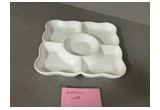Glazed Round Reinforced Porcelain Dinner Plate