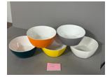 Color-Glaze Porcelain Serving Bowl