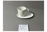 Glazed Reinforced Porcelain Cup & Saucer Set