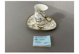 Electroplated Reinforced Porcelain Cup & Saucer Set