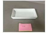 High-White Oval Porcelain Serving Plate