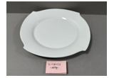 Glazed Round Reinforced Porcelain Serving Plate