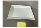 High-White Round Porcelain Dinner Plate