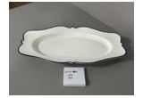 Black-Rim Reinforced Porcelain Bowl