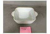 Red Color-Glaze Porcelain Serving Bowl