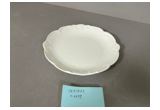 Glazed Round Reinforced Porcelain Dessert Plate