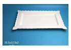 Blue Oval Reinforced Porcelain Serving Platter