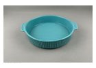 Blue Round Porcelain Serving Bowl