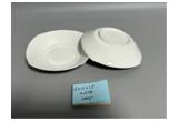 Glazed Round Reinforced Porcelain Dessert Plate