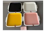 Color-Glaze Porcelain Serving Bowl