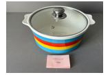 Blue Color-Glaze Porcelain Serving Bowl
