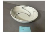 Grey Stone-Texture Porcelain Serving Bowl