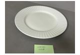Glazed Round Reinforced Porcelain Dinner Plate