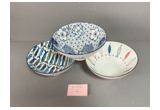 Printed Porcelain Serving Bowl
