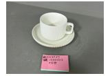 Glazed Reinforced Porcelain Cup & Saucer Set