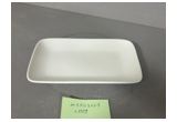 Glazed Oval Reinforced Porcelain Serving Plate
