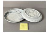 Color-Glaze Round Porcelain Dinner Plate