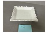 Glazed Round Reinforced Porcelain Dessert Plate