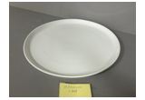 Glazed Round Reinforced Porcelain Serving Plate