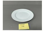 High-White Round Porcelain Dinner Plate