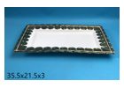 Blue Oval Reinforced Porcelain Serving Platter