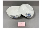 Red Color-Glaze Porcelain Serving Bowl