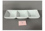 High-White Porcelain Serving Dish