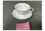 Glazed Reinforced Porcelain Cup & Saucer Set