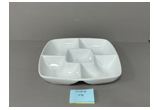 High-White Round Porcelain Serving Plate