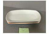 Color-Glaze Round Porcelain Dinner Plate