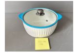 Yellow Color-Glaze Porcelain Serving Bowl