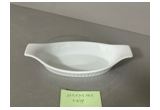 High-White Porcelain Serving Dish