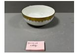 Electroplated Round Porcelain Dinner Plate