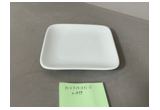 High-White Round Porcelain Dessert Plate