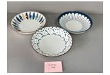 Decorated Oval Reinforced Porcelain Serving Plate