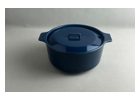 Blue Round Porcelain Serving Bowl
