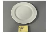 Glazed Round Reinforced Porcelain Dinner Plate