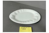 Glazed Round Reinforced Porcelain Dinner Plate