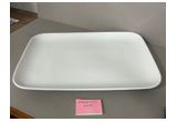 High-White Oval Porcelain Serving Platter