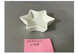 Glazed Round Reinforced Porcelain Dessert Plate