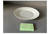 Glazed Round Reinforced Porcelain Dinner Plate