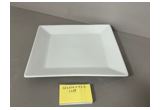 High-White Round Porcelain Dinner Plate