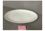 Glazed Oval Reinforced Porcelain Serving Platter