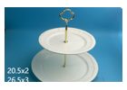 Blue Oval Reinforced Porcelain Serving Platter